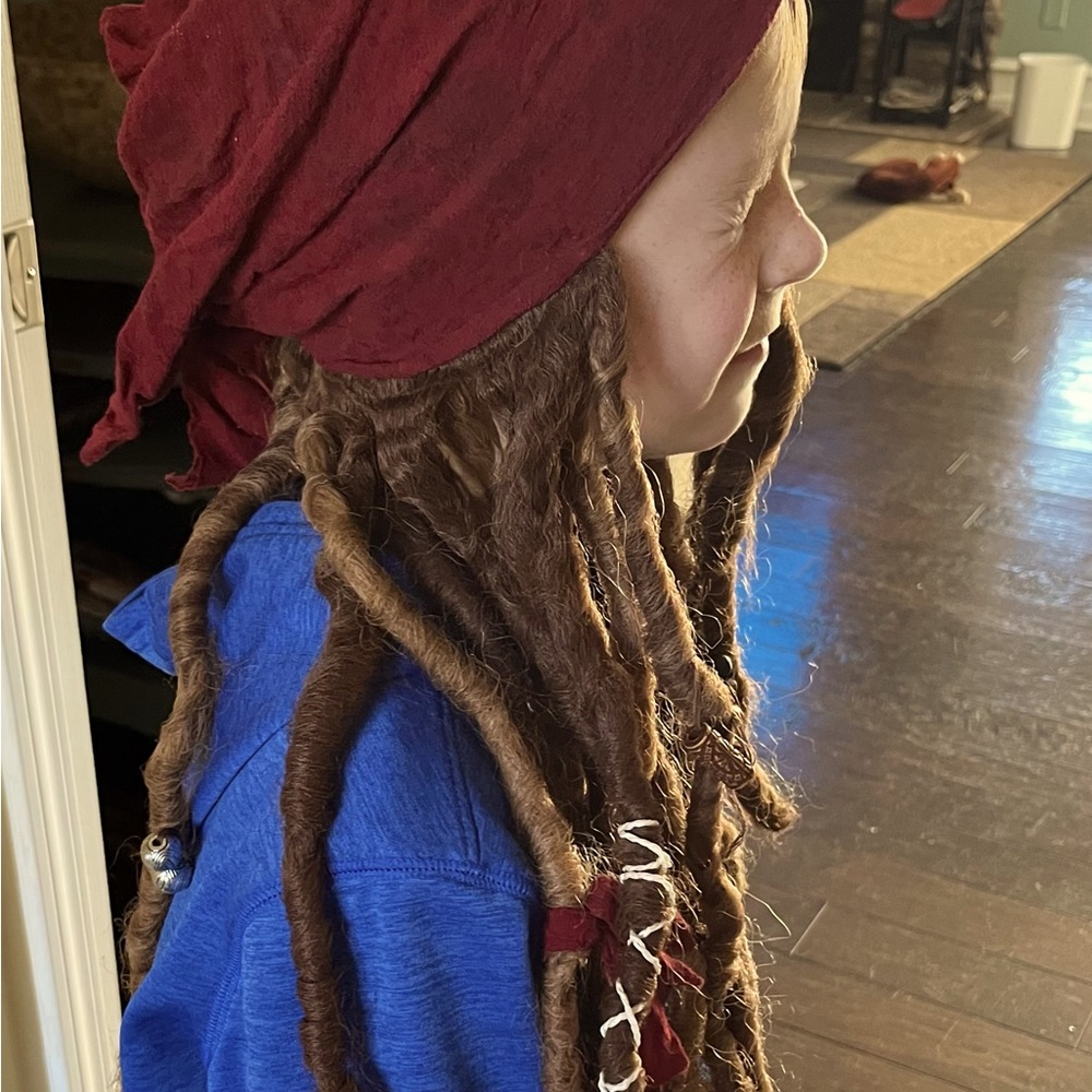 Disney Pirates of the Caribbean scarf with hair